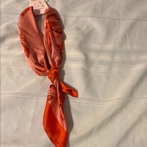 Elegant Pink and Orange Scarf